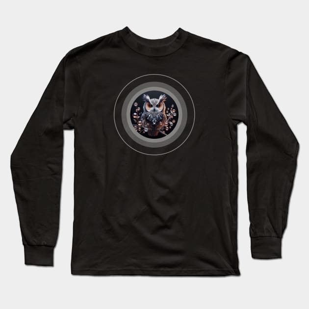 Illusion circle.25. Long Sleeve T-Shirt by Beta Volantis